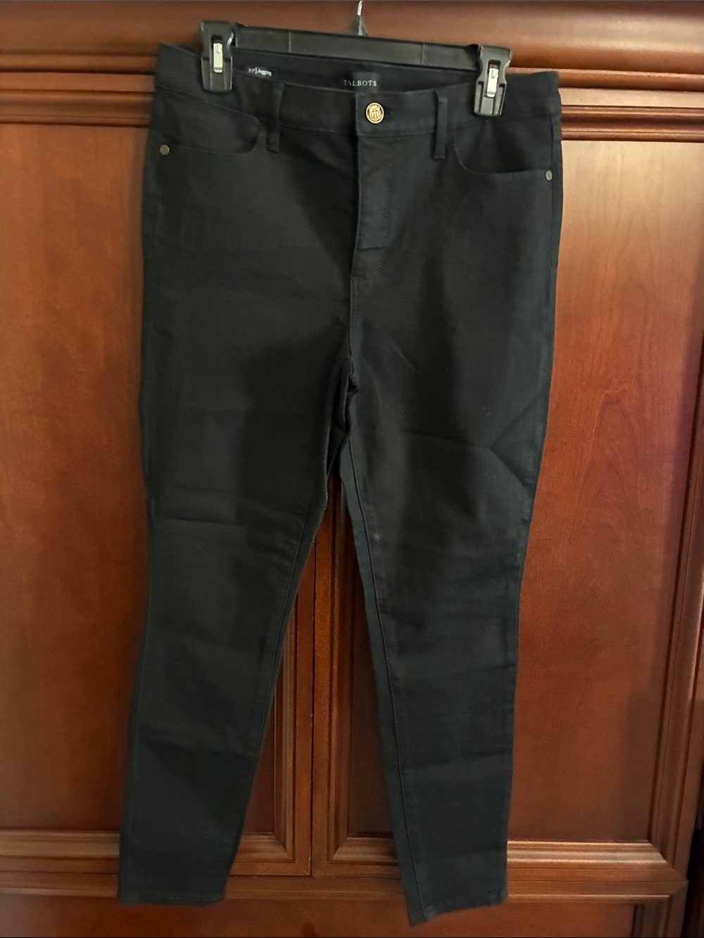 Talbots womens Black Skinny Jeans
